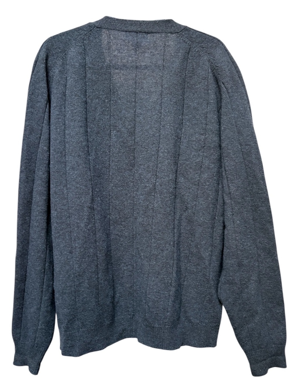Vintage Club Room 100% Lambswool Knit Button-Cardigan/sweater Mens XL - Picture 3 of 8